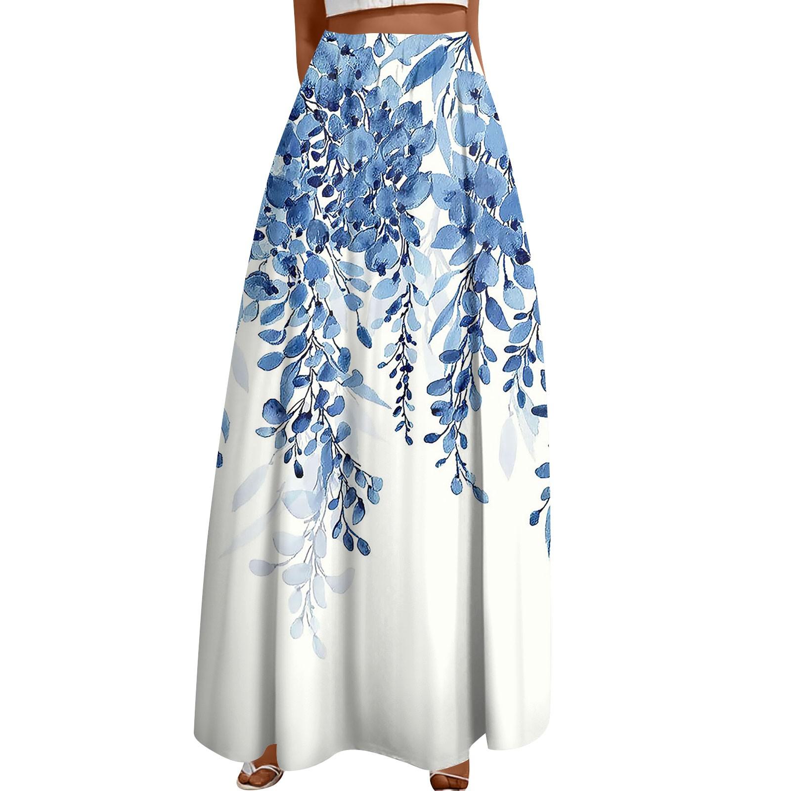 

Жіноча повсякденна модна спідниця-гойдалка з принтом у горошок, вільна плісирована спідниця до половини тіла XXXXXL