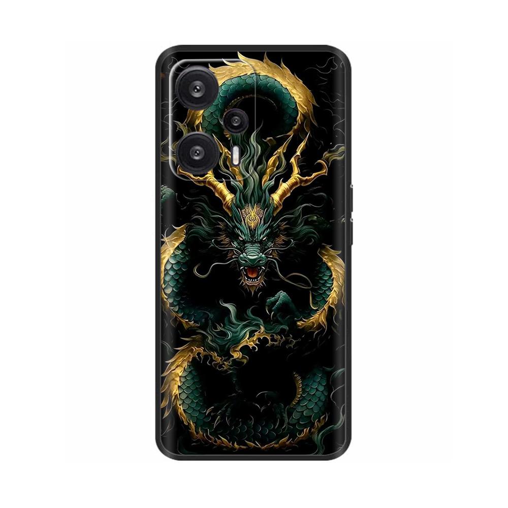 For Xiaomi Poco F5 Pro Case Painted Flower Back Cover Full Protection Soft Case for POCO F5 PocoF5 F5Pro Fundas Phone Casing