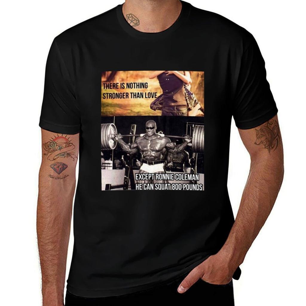 Ronnie Coleunisex 800 Pound Squat Tshirt Relaxed Casual Short Sleeve Tee