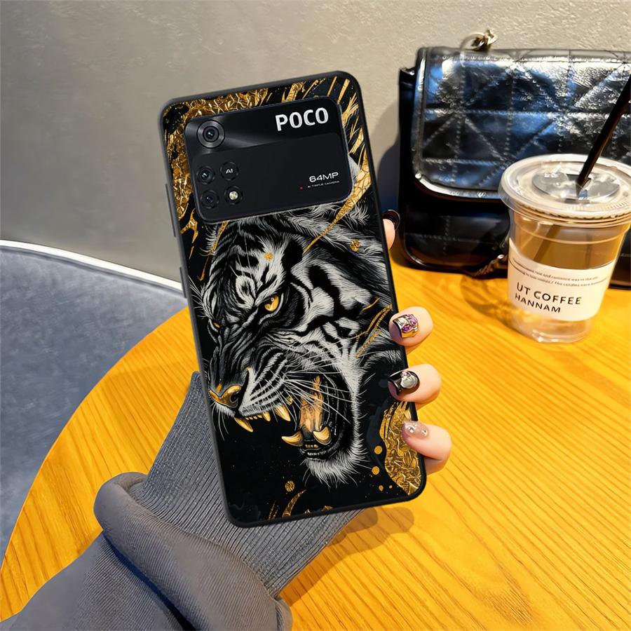 

Крутой чехол с тигром и леопардом для Xiaomi Poco F8 C75 C61 F1 X3 X4 X5 X7 Pro F3 C50 M3 M4 M7 Pro M5 C71 Funda Чехол для телефона Poco X3 Pro