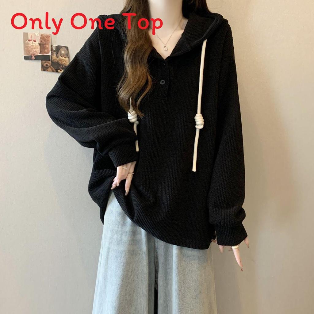 Style Oversized Hoodie With Polyester Fabric And Drawstring For Casual Office Wear