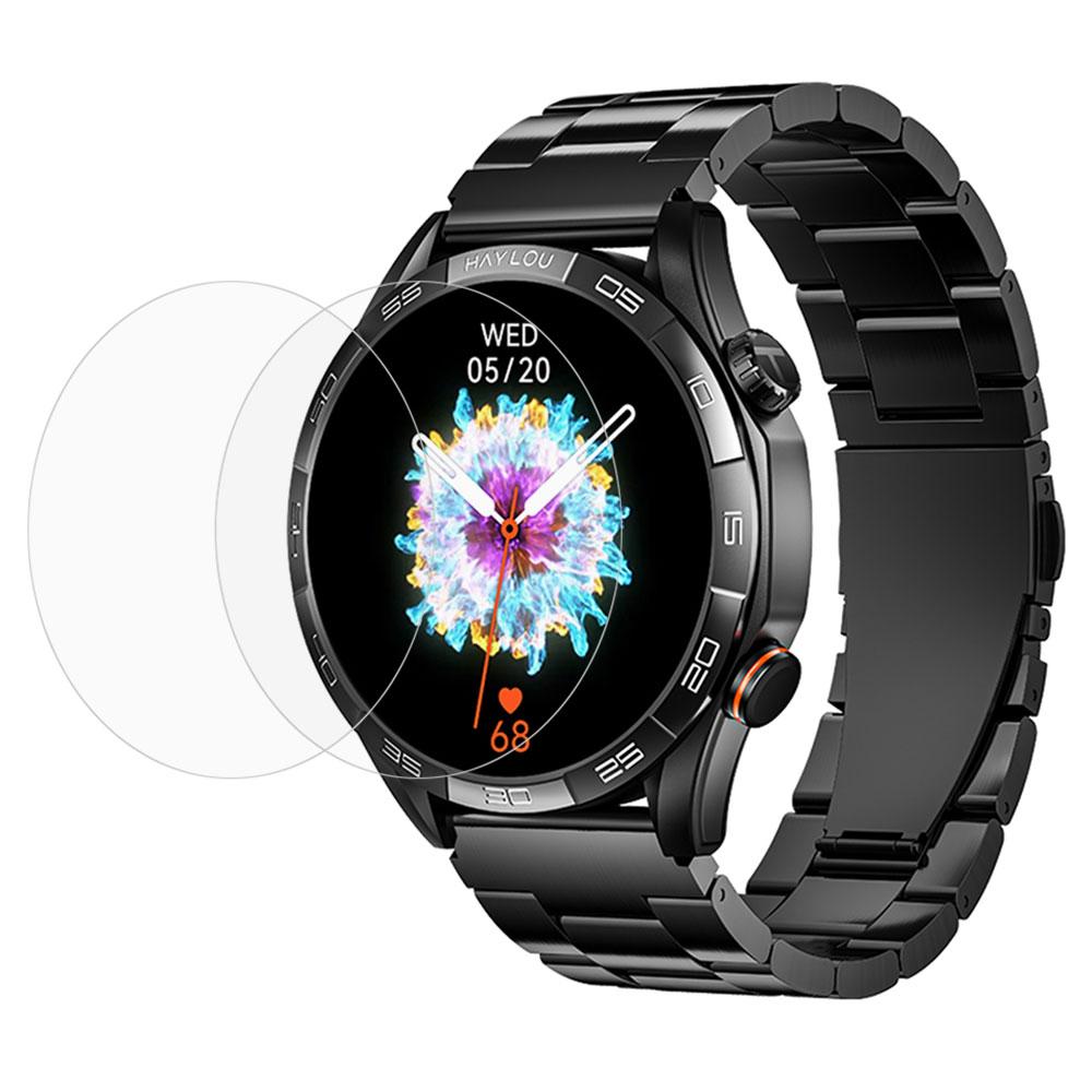 

2Pcs For Haylou Solar 5 Watch Screen Protector Clear TPU Film A
