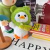 Adorable Frog Hat Duck Pendant Plush Toy Keyring