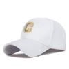 Customize Cotton Fashion Baseball Cap Adjustable Trucker Hat For Women Men Korean Style Letter C Embroidery Cap Streetwear Gift