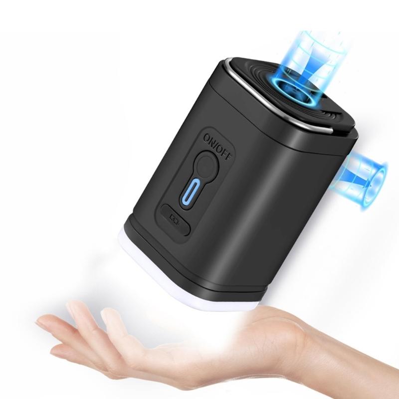 Compact USB Powered Air Pumps With 5 Nozzles Builtin LED Light Suitable For Inflatable Bed Pool Toy Airbeds Camping Gear