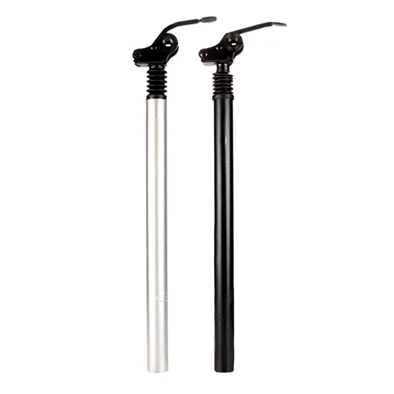 Aluminum Alloy Shock-Absorbing Seatpost for Electric Ride-Hailing Bikes, Fits 31.8/33.9mm