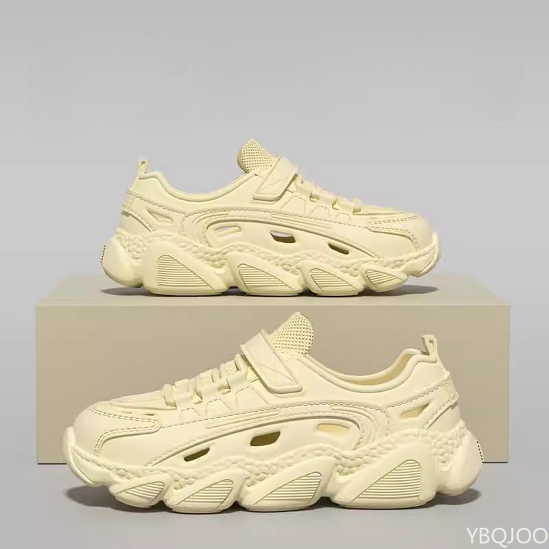 Fashion New Men Thick soled shoes Non Slip Trendy Sandals Wear-resistant Fashion One-piece Molded Couple Style Hole Shoes Wholesale 2025