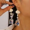 Lightweight Earrings 1 Pair Tropical Fish Bag Dangle Ocean Beach