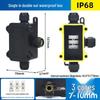 IP68 Waterproof Outdoor Junction Box with Terminals for Street Lights