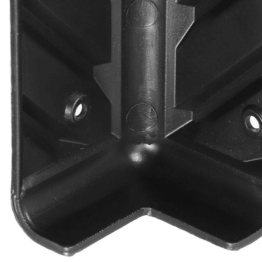 1/4Pcs Black Speaker Corners Plastic Corner Guards  Guitar Amplifier Stage Cabinets Accessories