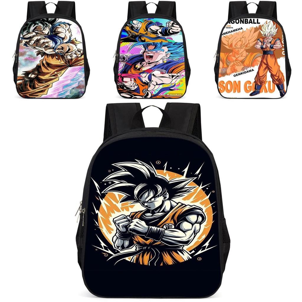 Durable Oxford Cloth Dragon Ball Backpack For Boys And Girls 15-inch Capacity
