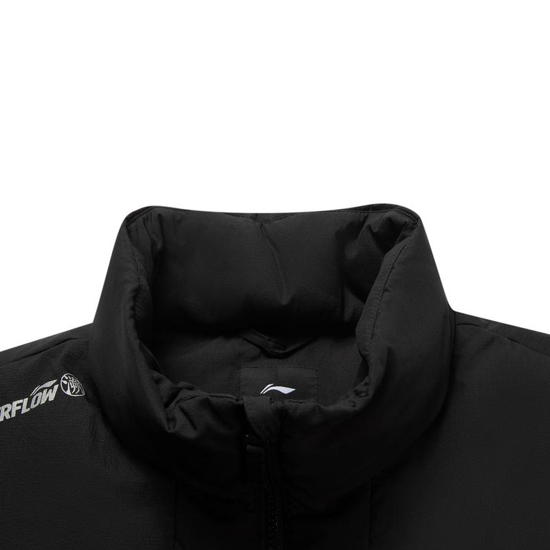 Li Ning CF Outdoor Water-Resistant Warm Loose Duck Down Vest Unisex Vest Black AMRV033-4