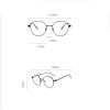 Vintage Metal Square TR90 Blue Light Blocking Glasses Play Games Eye Protection Eyewear