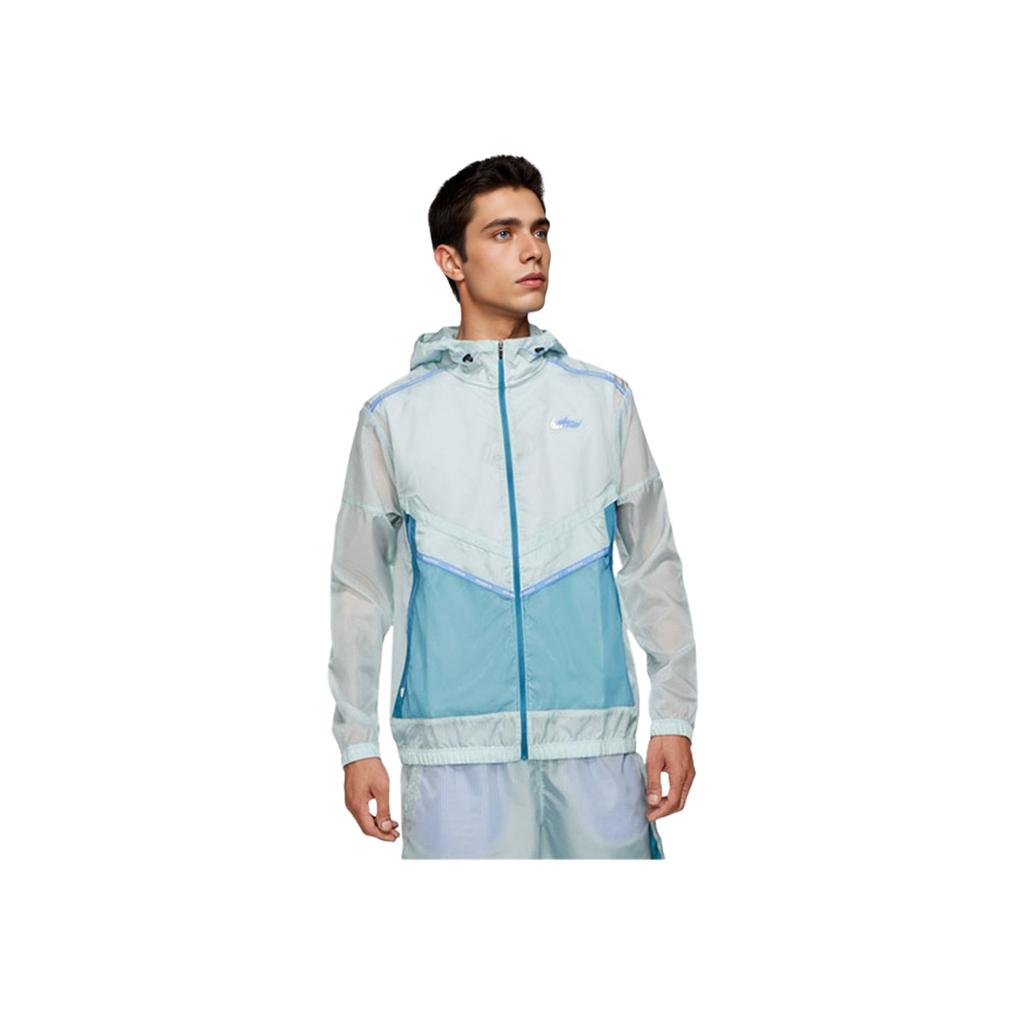 Nike Repel Wild Run Windrunner Bedruckte Laufjacke Herren Jacken Blau DD5392-366