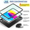SEYMAC stock iPad A16 11th Generation 10th Generation Dedicated Hand Rotating Pen Shoulder Front Frame with Screen Full Protection Cover 11-inch /