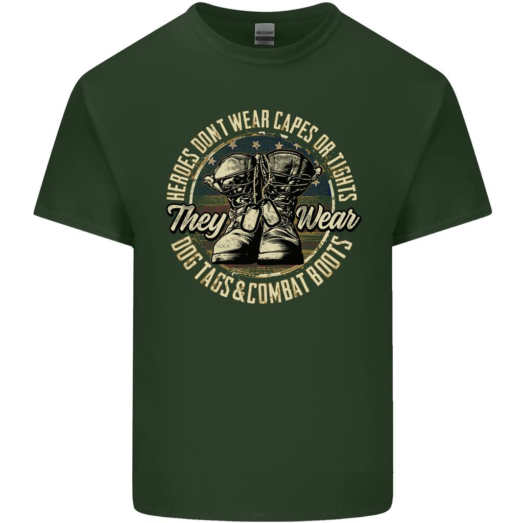 Dog Tags Army Veteran Military Marines Soldier Unisexs Light Cotton TShirt