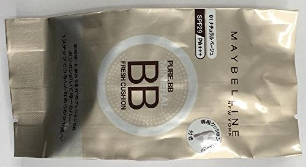 Maybelline Pure Mineral BB Fresh Cushion Refill 01 Natural Beige