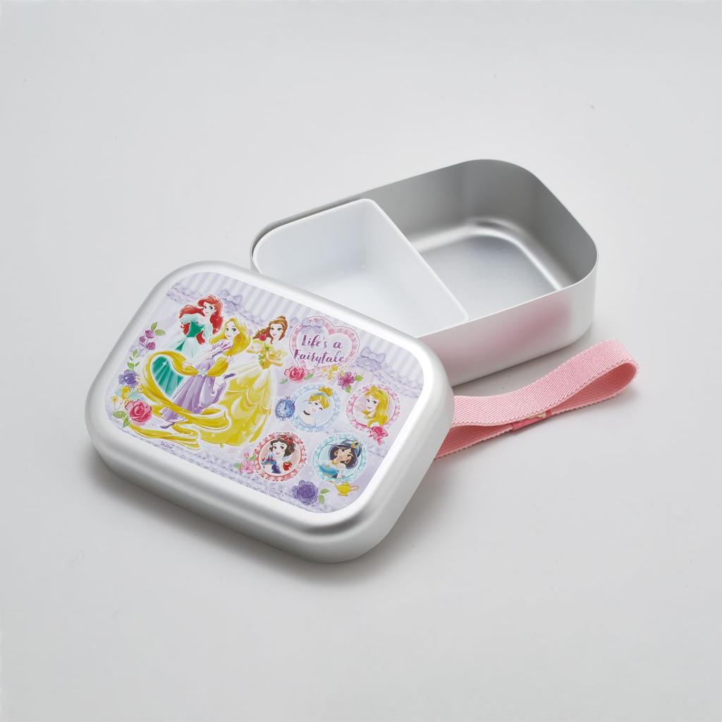 Skater Aluminum Lunch 370ml Insulated Lunch Belt Made In Disney 26 Years Children's Box, Capacity, Storage, Included, Japan, Princess, Old, Girl,
