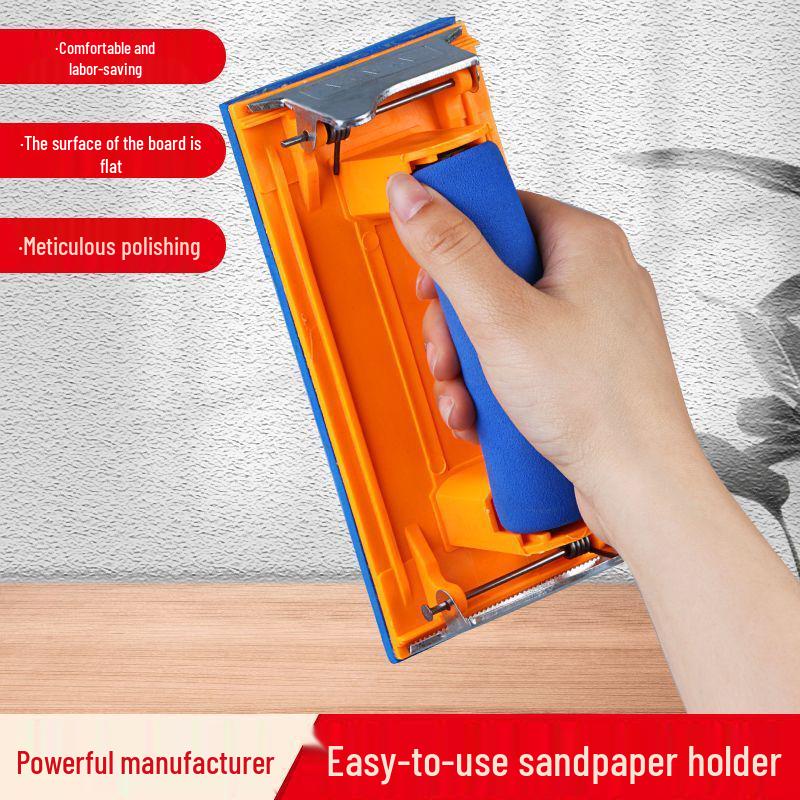 Ultra-Light Sandpaper Holder and Wall Sanding Tool