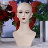Female Manikin Head Display Stand Hat Rack Holder for Hairpieces Necklace