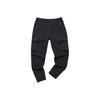 Athletics Loose Knit Fleece Casual Long Pants With Side Pockets Men Bottoms Deep-Black A11M141615F-BK