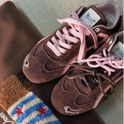 Apple Shoes Red Thin-soled Casual Forrest Gump Shoes Women's 2025 Autumn New Couple Versatile Shoes Pink and Green
