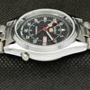 RENOVOVANÉ VINTAGE SEIKO 5 AUTOMATIC 6309A JAPONSKO PÁNSKÉ D/D ČERNÉ HODINKY a318636-9 Seiko-a318636-1