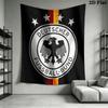 Deutscher Fußball-Bund Wandteppich Ästhetisches Wandbehang Gedruckter Stoffdecke Dekorative Wandteppiche für Schlafzimmer Wohnzimmer Heimdekoration