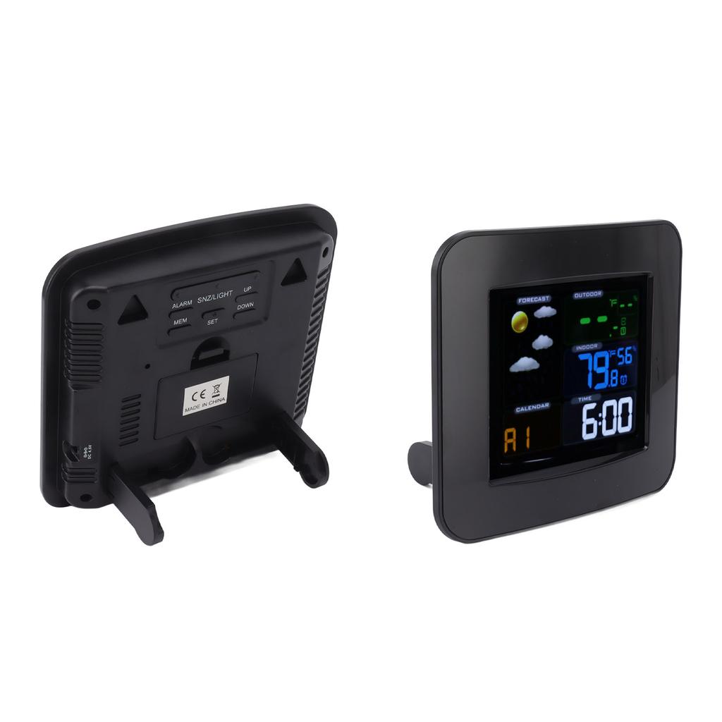 Wireless Thermometer Hygrometer Color Screen Multifunctional Wireless Hygrometer for Home