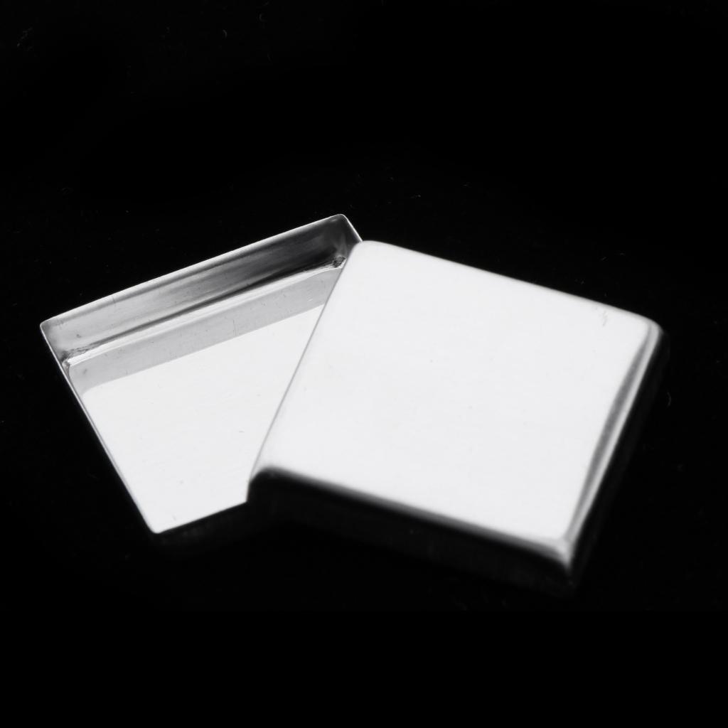100Pcs Empty Eyeshadow Blush Makeup Pans Magnetic Tins Palette Square+Stick