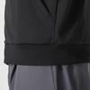 Under Armour Logo Knitted Jacket And Jogger Set With Stand Collar And Zipper Long Sleeve Men Activewear Black 23600304-001+23600704-001