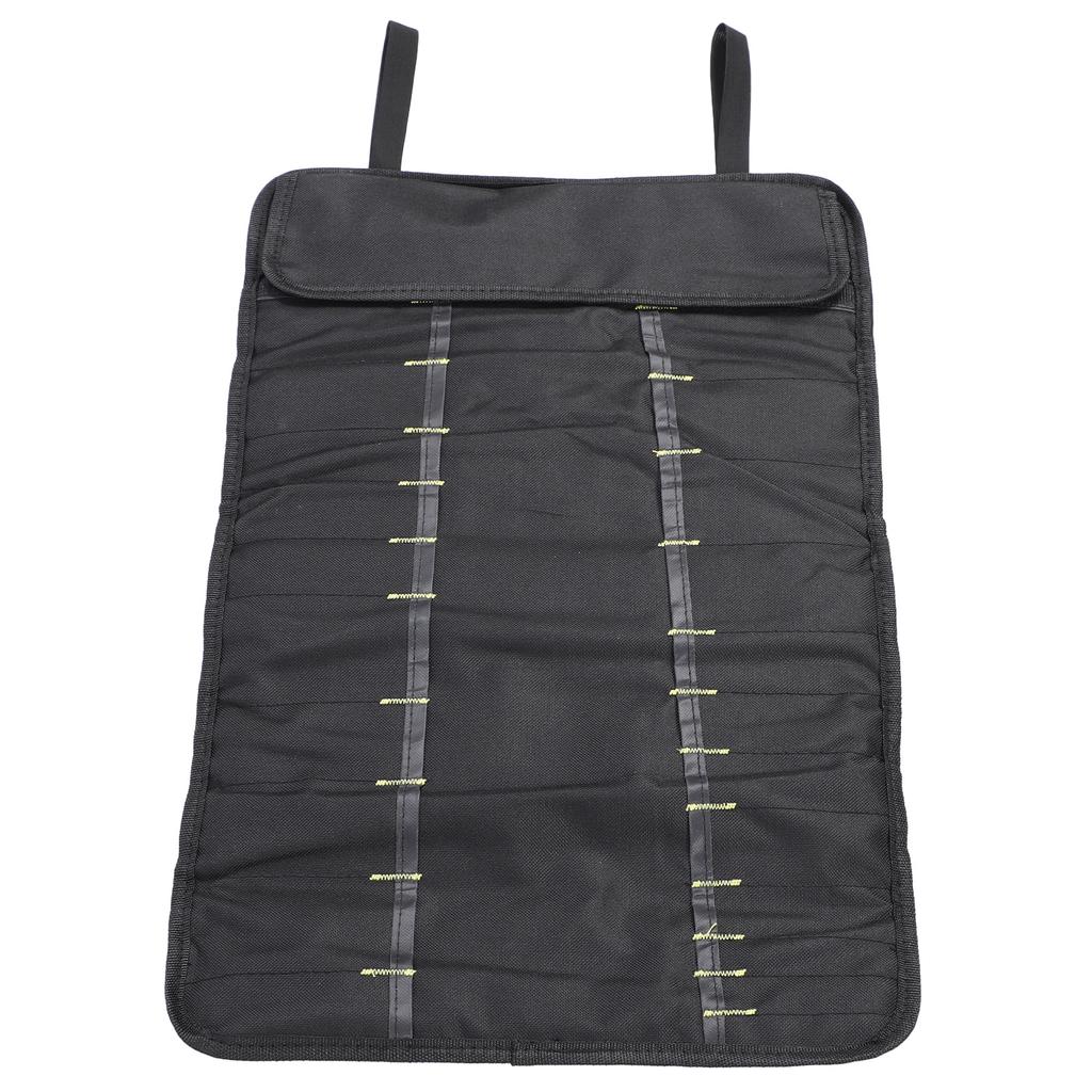 Tool Roll Bag Portable Canvas Waterproof Multifunctional Tool Organization Roll Bag for Woodworking