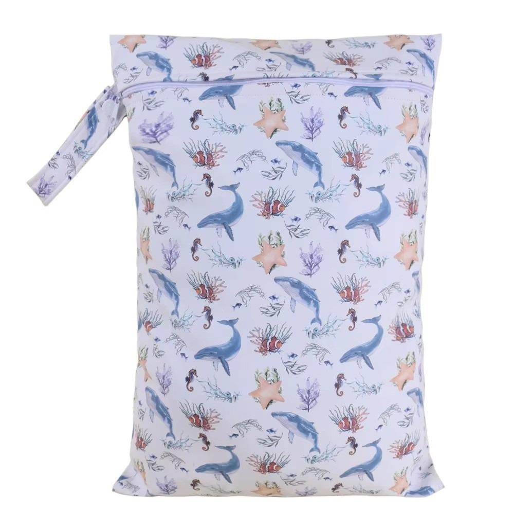 PU Swim Wet Bag Waterproof Lining Large-Capacity Wet Bag Portable Waterproof Swim Bag  Beach Pool