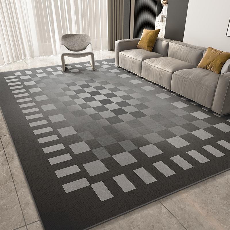 Minimalist Luxury Lint-free Carpet for Living Room Decoration Bedroom Office Easy Clean Rug Large Area Antiskid Soft Floor Mats