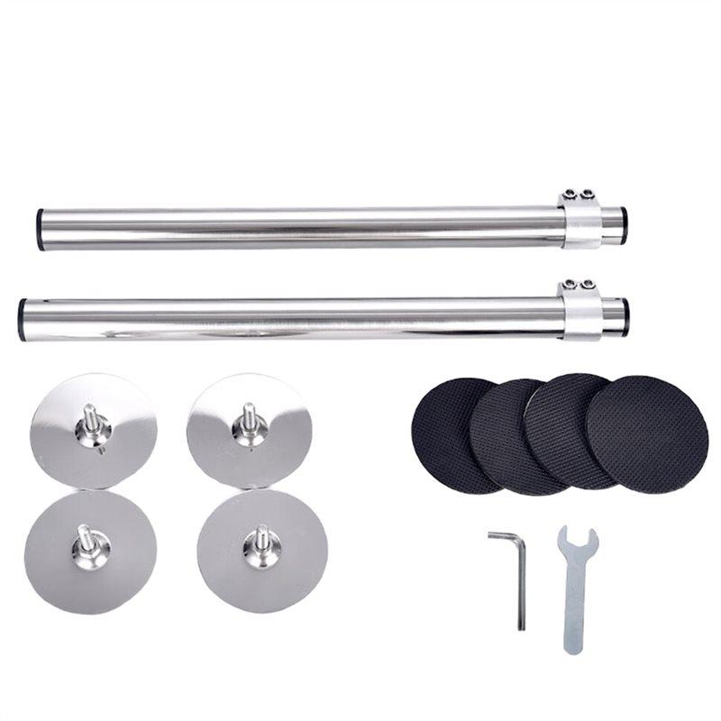 

Adjustable Vertical Support Frame Punch-Free Kitchen Sink Fixed Crossbar Support Rod Pool Vegetable Basin Bracket