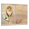 Glas-Schneidebrett 2x 30x52 Küche
