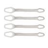 4pcs Double Ended Self Tightening Wrench Multifunctional 60HRC High Hardness 8 To 22mm Adjustable Universal Spanner