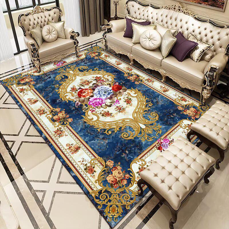 European Style Living Room Carpet Bedroom Living Room Decorated Carpet Sofa Coffee Table Mat