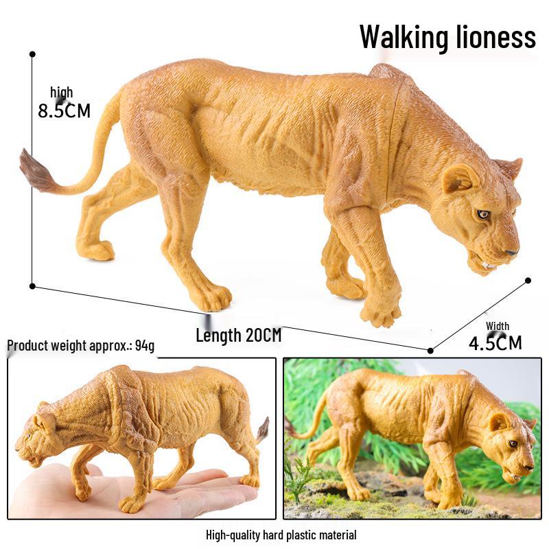Cross-Border Animal Toy Set: Sheep, Cow, Horse, Donkey, Goat, Poultry Plastic Models