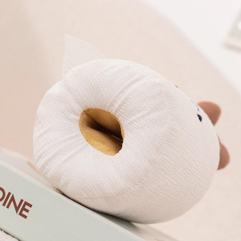 Minimalistische JC-Style-Toilettenpapier-Plüschpuppe – Niedliches Deko-Spielzeug für Zuhause