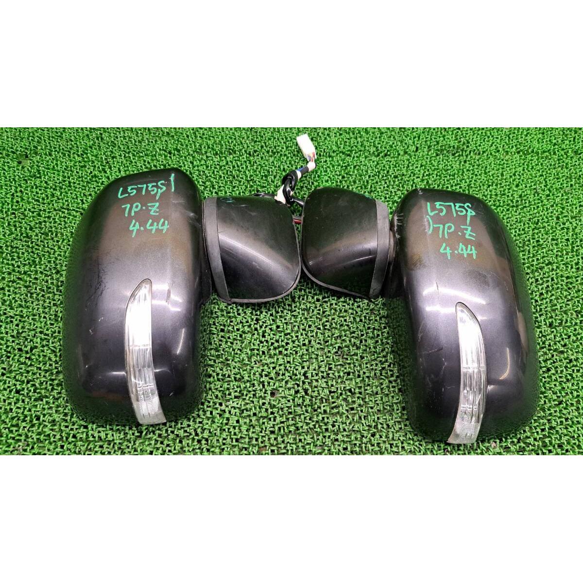 444 Move Conte Custom L575S L585S Door mirror with turn signal Left and right set Side mirror Driver side/Passenger side Right Left 7P