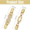 4 Pcs Waist Cincher & Shirt Clip Retro Dress Cinch Clips for Shawl, Gold Silver Waist Cincher Clip, 2 Style Dress Clips Back Cinch