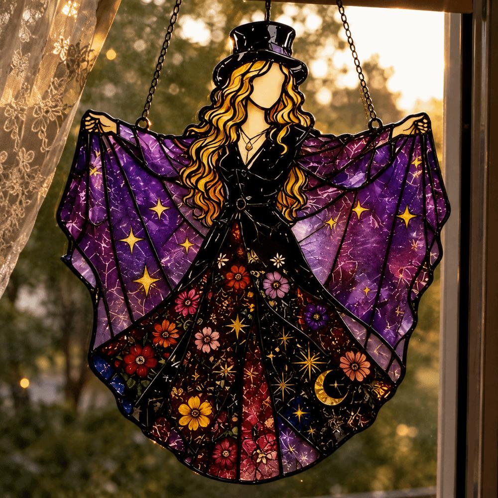 Acrylic Window Pendant Home Decor Hanging Suncatcher Vintage Wind Spinner  Garden