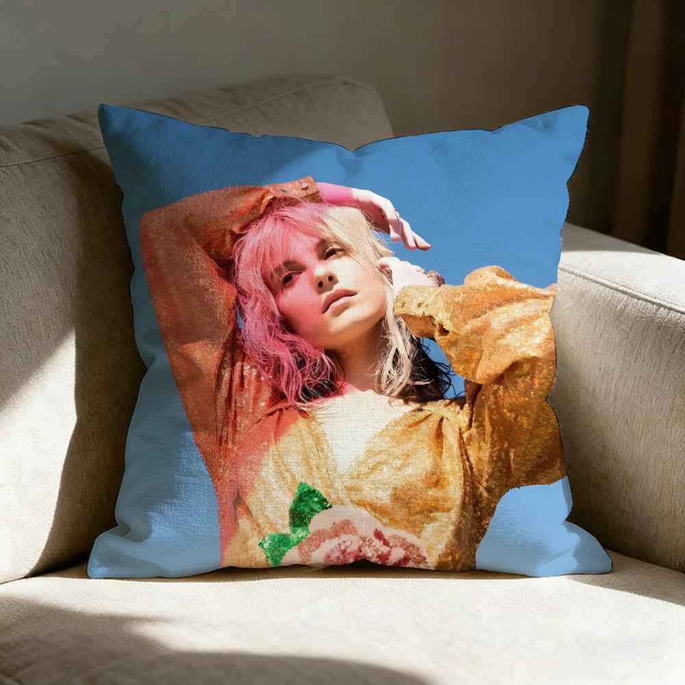 Hayley W-Williamss Singer Pillow Case Pillowcase, Double-Sided Printed, Sofa Cushion, Bedroom Headboard Pillow