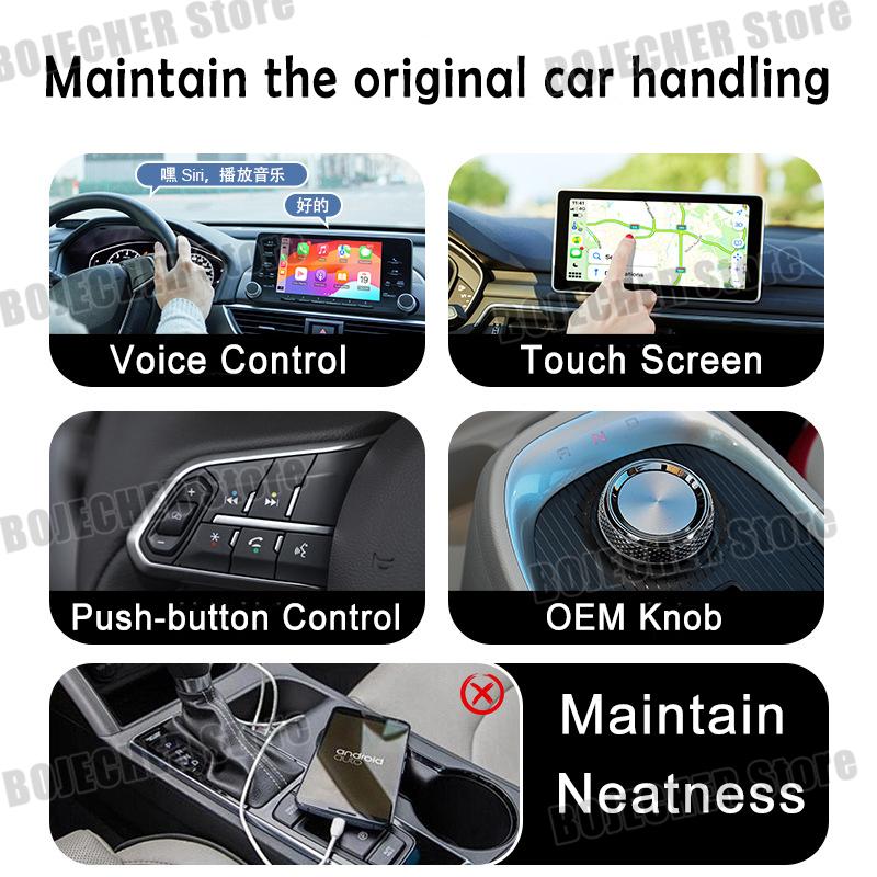 Wireless CarPlay USB Type-C 2 In 1 Wireless Car Adapter Support For Android Auto OEM Universal Bluetooth CarPlay Plug and Play