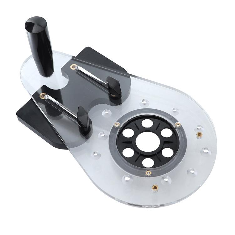 Carpenter Locator Universal Offset Router Base Plate for
