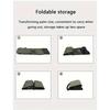 Green fishing rod bag, durable folding fishing gear handbag, multi-functional large-capacity high-quality fishing rod box.