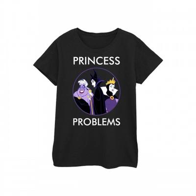 Camiseta feminina/feminina Villains Princess Headaches de algodão