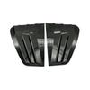 For VW Golf MK7 MK7.5 2013- Car Rear Louver Window Side Shutter Cover Trim Sticker Vent Scoop ABS Carbon Fiber Black Parts