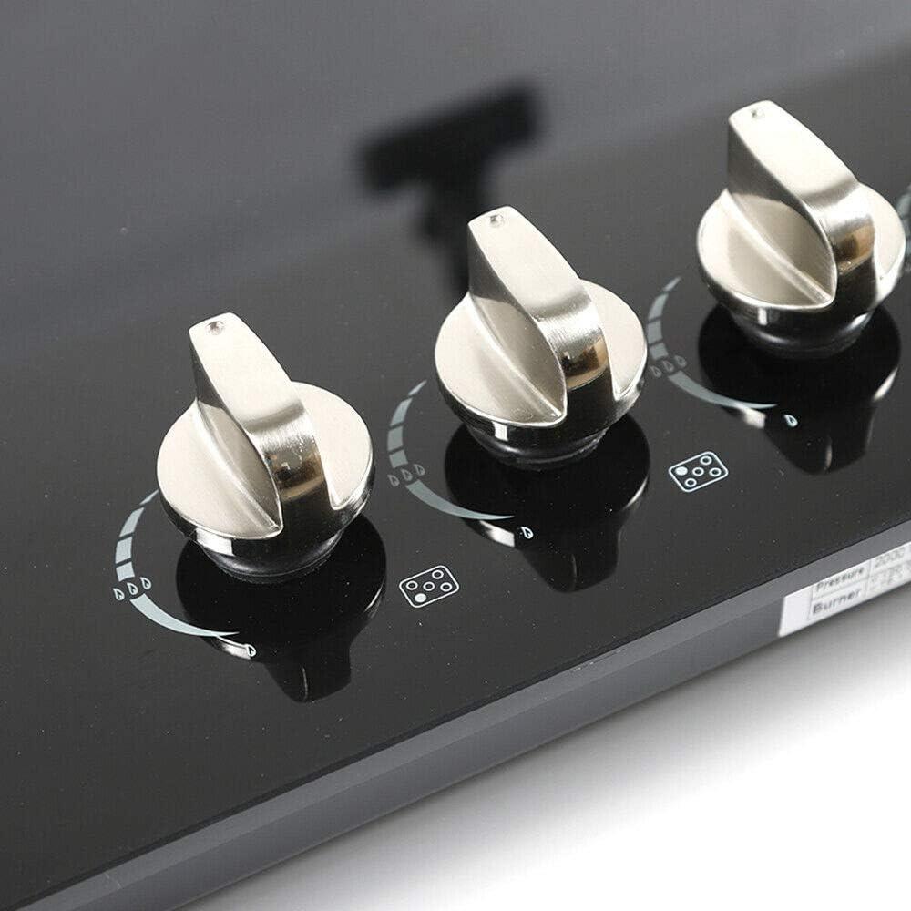 30x20 inches Built in Gas Cooktop 5 Burners Gas Stove Cooktop Tempered Glass Cooktop Gas Hob For Kitchen